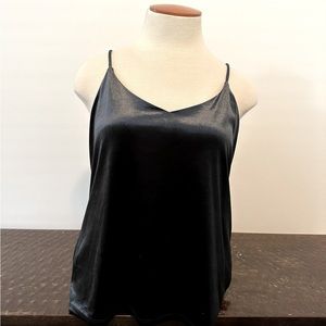 Soft V Neck Velvet Camisole